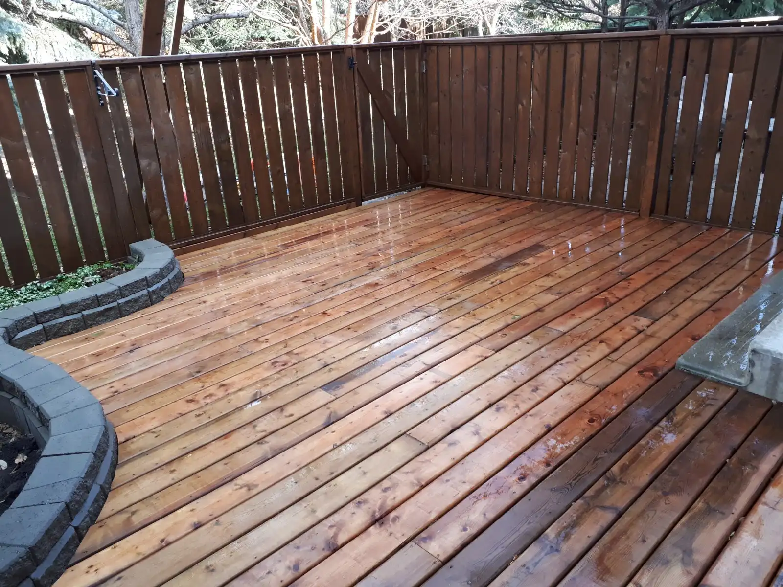 NW Condominium Deck – Treated 2×6 with Deck Block Base