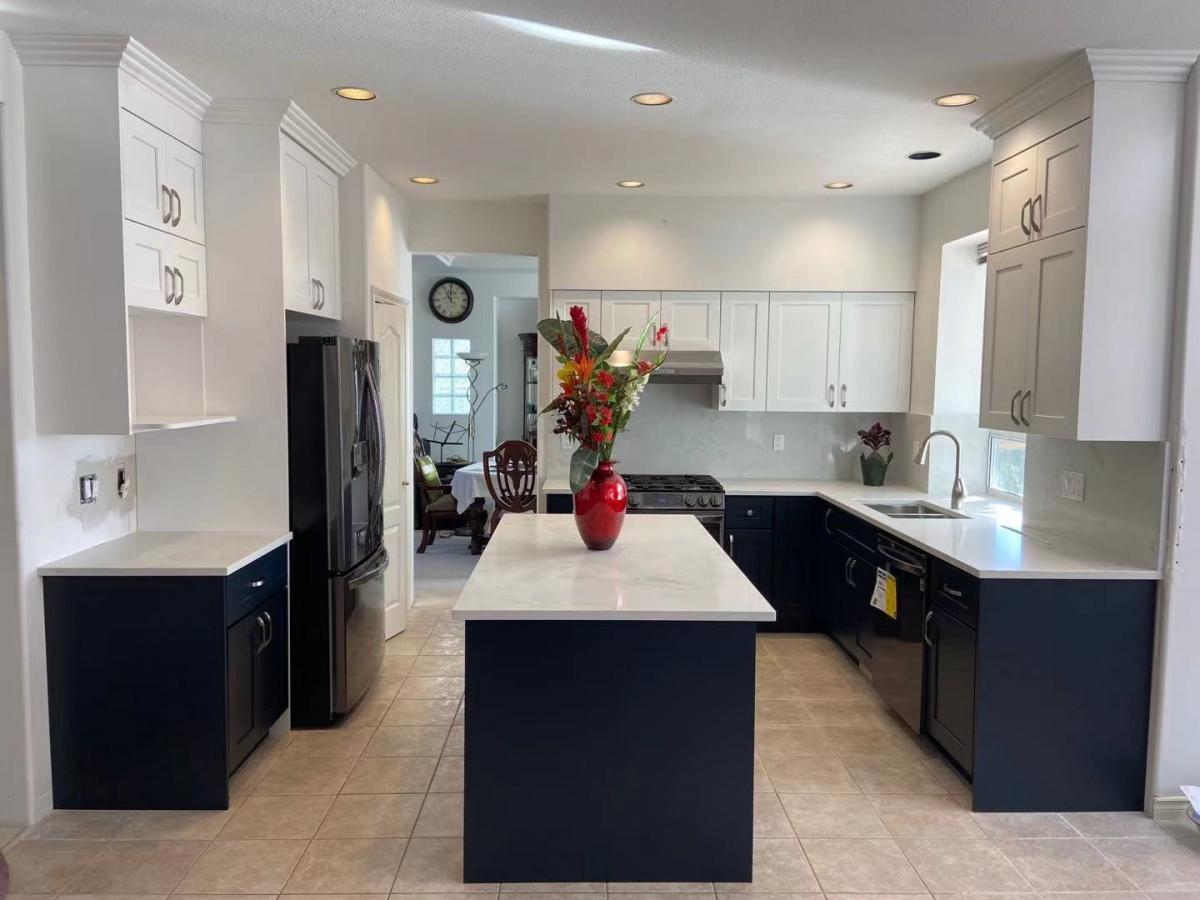 Blue Shaker Face Frame