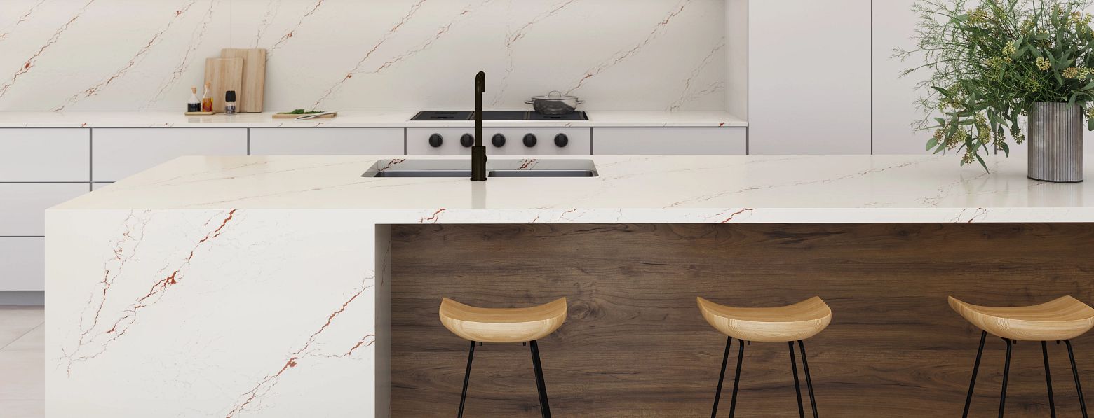 Red Leafs Stone(Countertops)