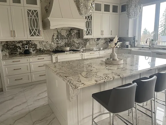 Kitchen Counter with Ogee Edge