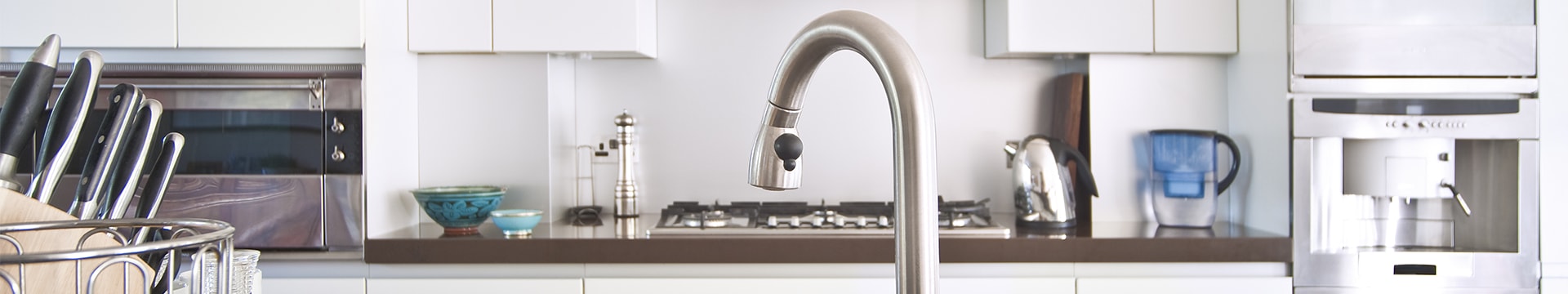 Install a kitchen faucet