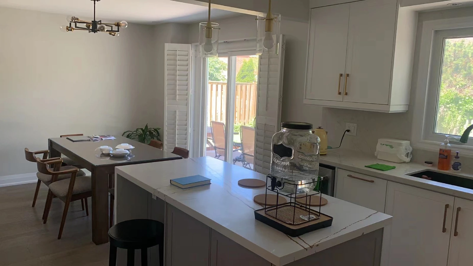 Modern-designed painted MDF kitchen