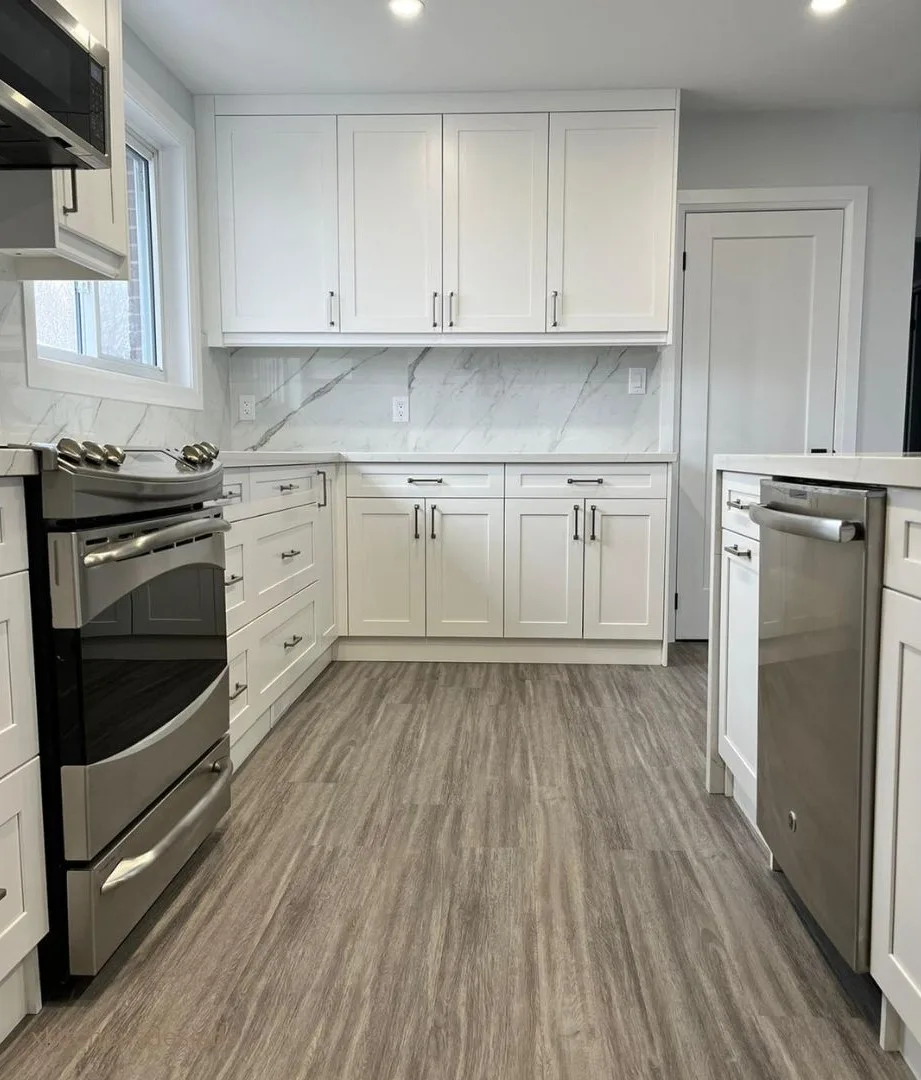 Kitchen marble countertop