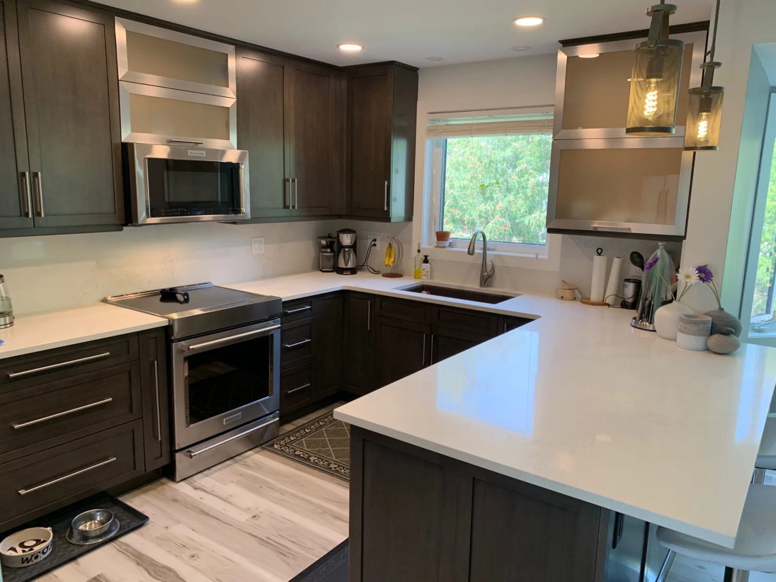 Calacatta Nuvo Full Splash Kitchen