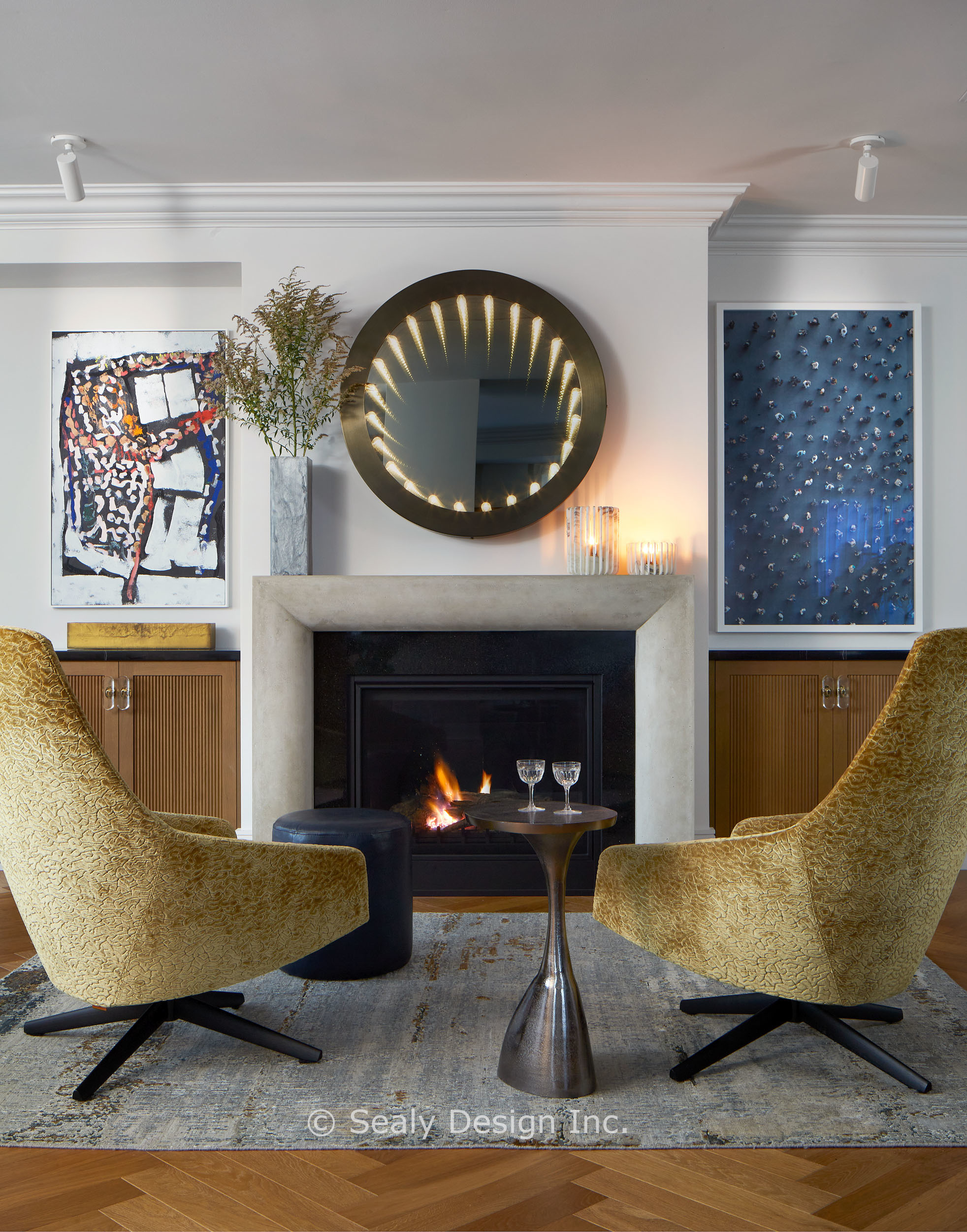 Yorkville Condo_Fireplace