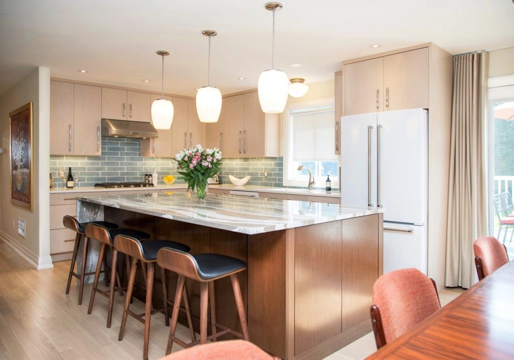 Transitional Kitchen with Mid-Century Modern Accents