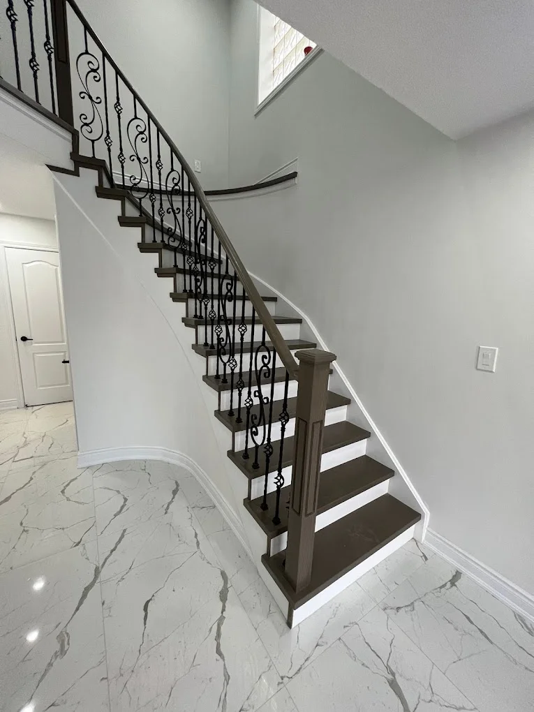 Stairs & Railing Makeover