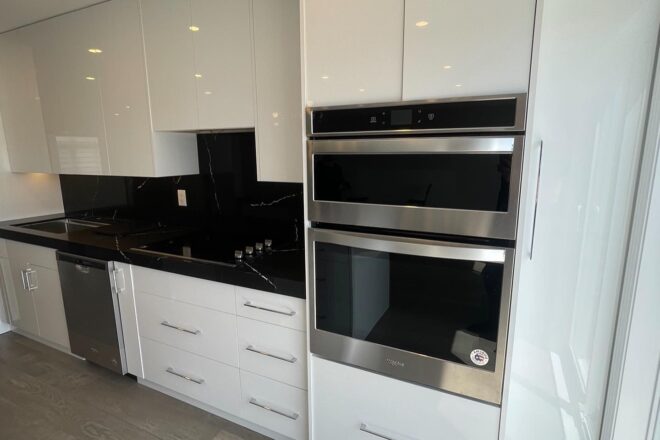 White and Black Kitchen